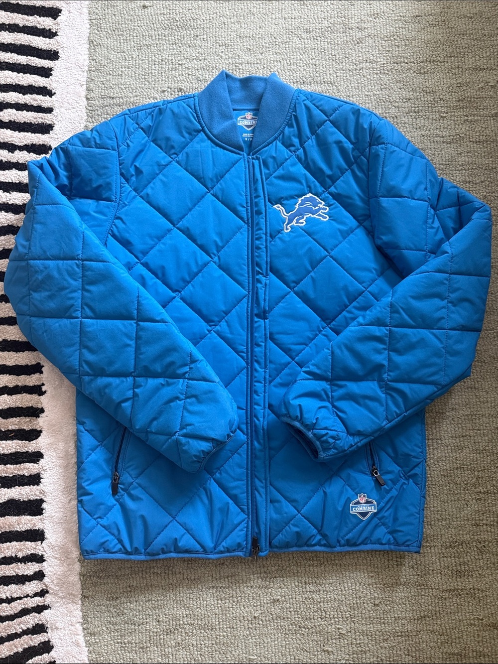 Lions Puffer Bomber Jacket